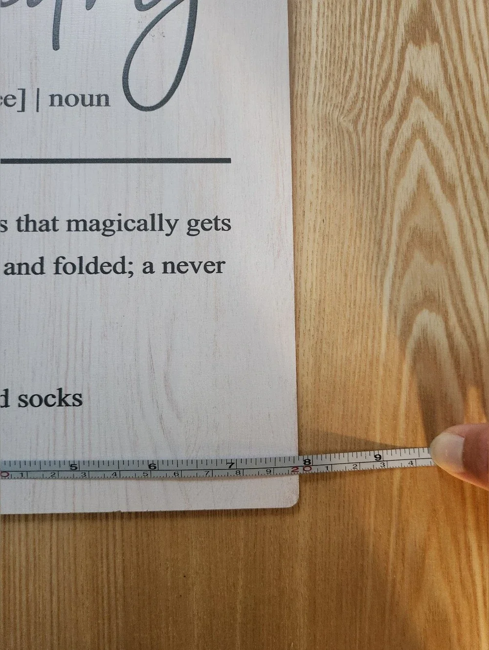 Novelty Laundry Sign